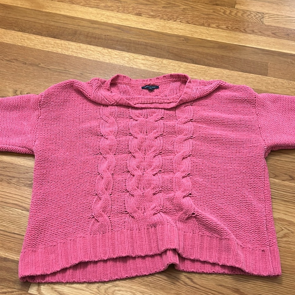 American Eagle Cable Knit Sweater